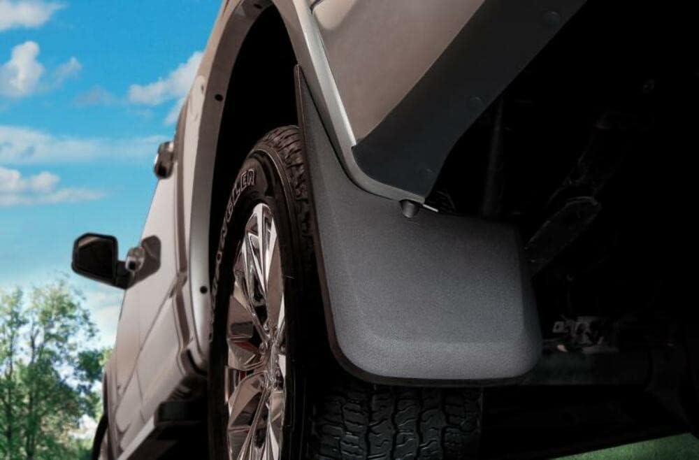 Husky Liners - Rear Mud Guards | 2003-2010 Ford F-250/F-350 Super Duty w/Single Rear Wheels & OE Fender Flares, Rear Set - Black, 2 Pc. | 57581