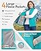 Outdoor Ventures Women's Fleece Vest, Lightweight Warm Vest Outerwear Sleeveless Jacket with Zip Up Pockets for Hiking