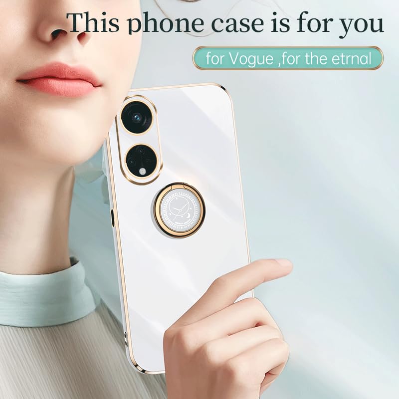 WOKEZ Telefonfodral Oppo A98 5G - Lyxigt Silikon med Kameraskydd