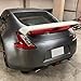 HECASA Rear Trunk Spoiler Compatible with 2009-2021 Nissan 370Z Coupe Trunk Spoiler Wing Red & White Plastic