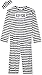 Fun World Men's Adult Jailbird Costume, White/Black, One Size