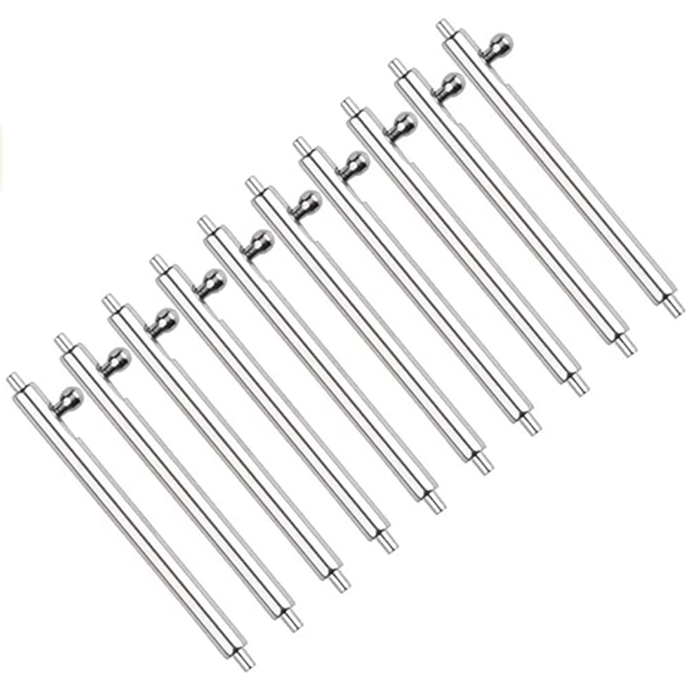 Lot de 6 barrettes de montre à ressort à dégagement rapide de 22 mm pour Amazfit GTR 4/GTR 4 Pro/GTR 3/GTR 3 Pro/GTR 2/GTR 2e, broches de liaison en acier inoxydable pour bracelets de montre Polar