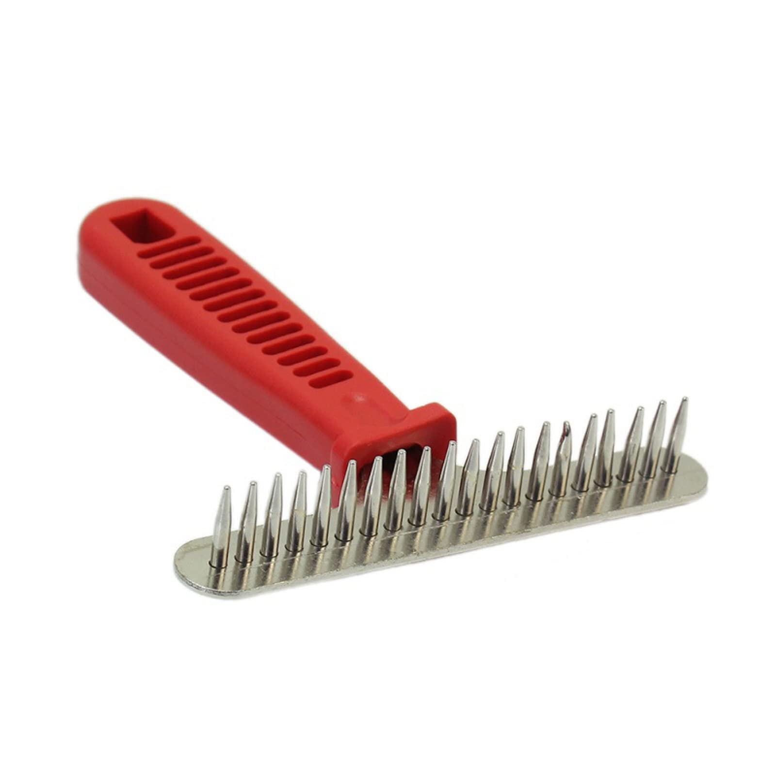 DieffematicSZ Peine Pet Dog Cat Professional Grooming Long Hair Fur Rake Herramienta de Peine de Cepillo estatal