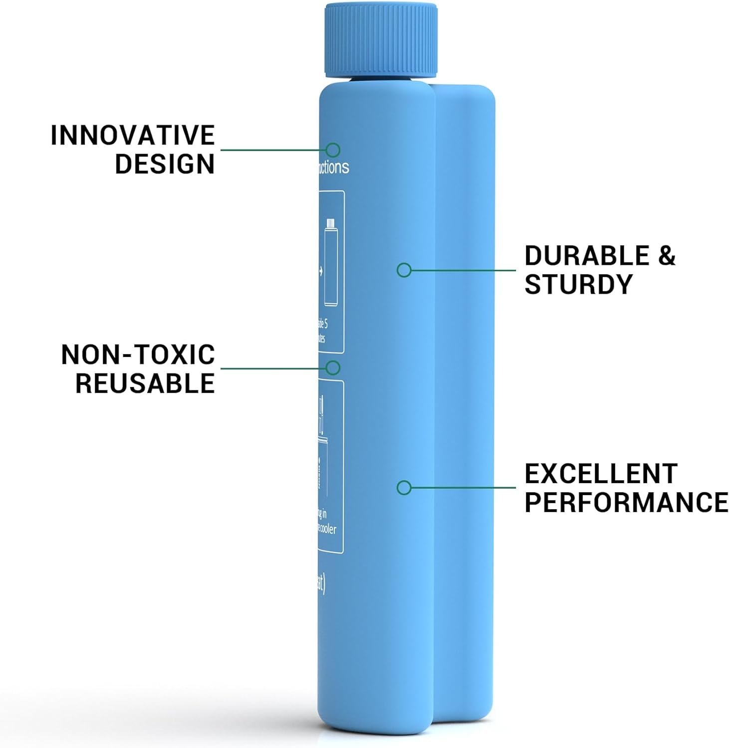 KEKHEALTH Insulin Cooler Case Biogel, Blue-gel - Image 2