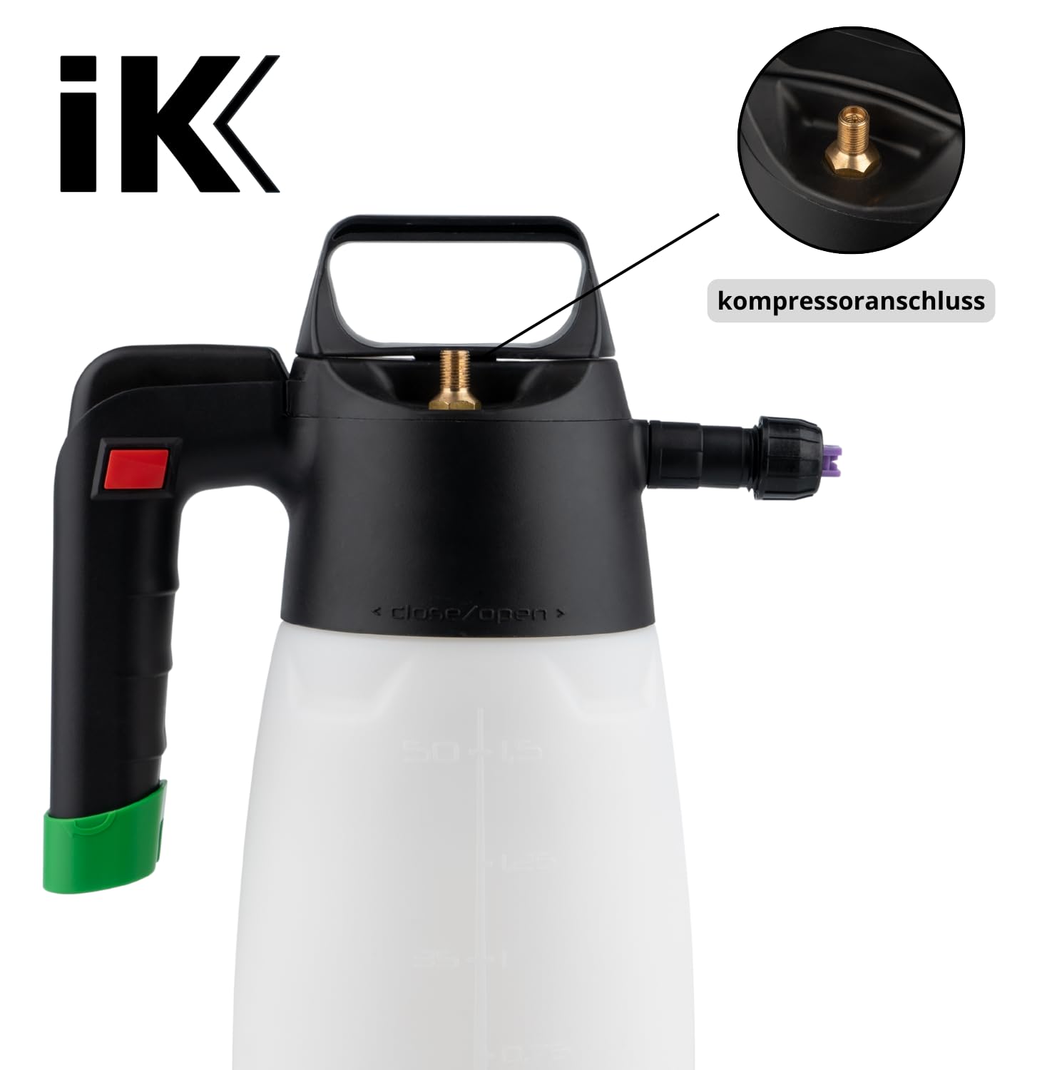 IK Foam Pro 2+ Schaumsprüher mit Druckluftanschluss - 1,5 l
