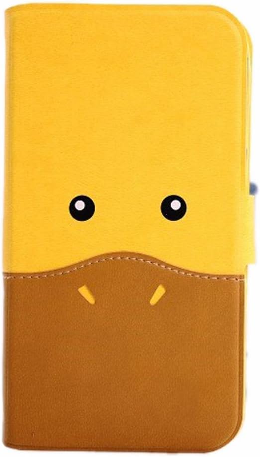 Angelseller XKM Cute Cartoon Animal Cocoa Duck Pattern Series Flip Wallet Style PU Slot Leather With Adjustable Stand Case Protective Cover for Samsung Galaxy S3 III i9300