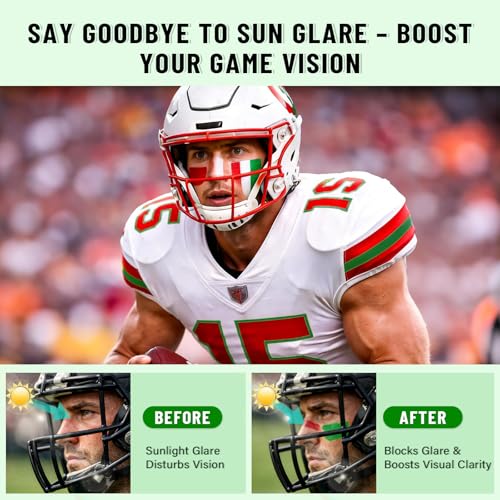 Image of BADCOLOR Mexico Red White Green Face Body Paint Stick Set, Oil Based Sports Fan Makeup, Waterproof Sweatproof Cream Paint for Football, Rugby, Softball, Baseball, Lacrosse, Sports Accessories