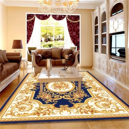 Tapis antidérapant pour sol glissant 140x200cm rectangulaire marron vintage durable - 2