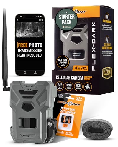 SPYPOINT Flex-Dark Cellular Trail Camera Starter Pack