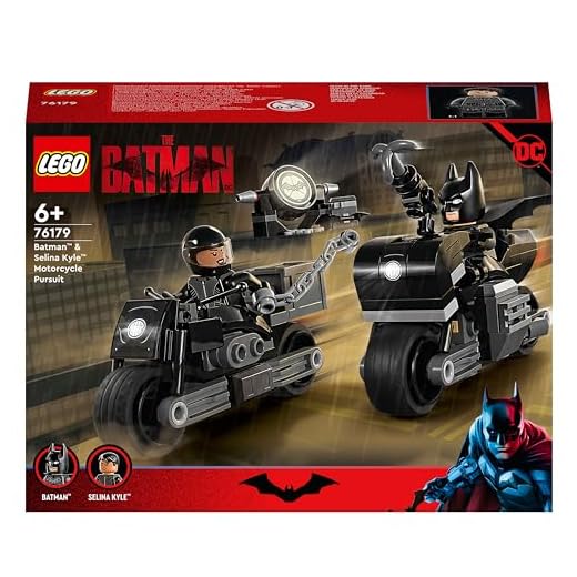 LEGO 76179 Super Heroes Batman y Selina Kyle, Persecución en Moto