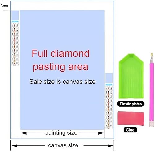 Miniatura 2 de Cexeqee Kits de pintura de diamantes para adultos y niños, puente grande 5D DIY paisaje nocturno kits de arte de diamantes para principiantes