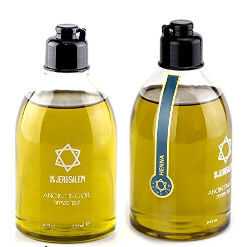 Huile d'onction henné Terre Sainte Jérusalem 250ml soin corps spirituel