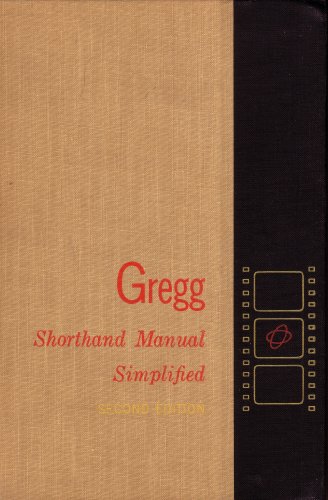 Gregg Shorthand Manual Simplified B000KEOWJG Book Cover