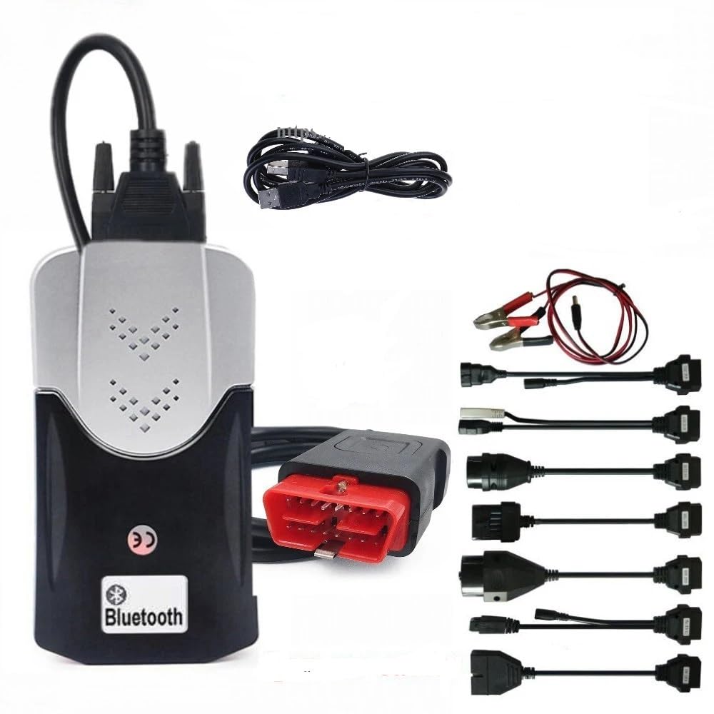 2020.23 2017.R3 Pro Plus USB Bluetooth Obd Obd2 Escáner Herramienta de diagnóstico de coches, escáner de camión con 8 cables de coche