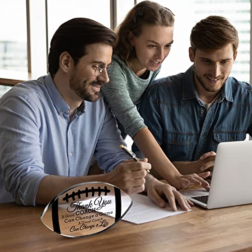 Acrylic Football Coach Gifts For Coach Thank You Gifts Office Desk Decor Appreciation Gift Thank You Gift For Football Coach End Of Season Coach Gift For Football Coach #TOP4