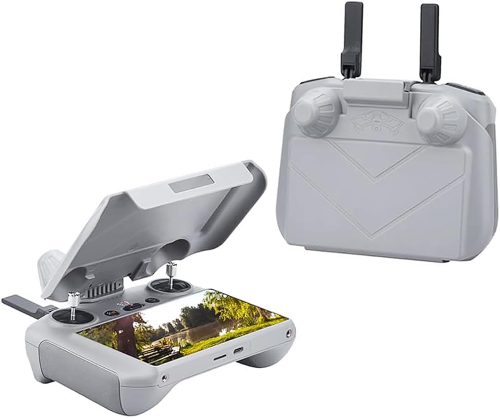 Screen Sun Visor Protection Case for Mini 4 Pro Rc,Anti-Glare Sunshade for Remote Controller with Control Handle Cover Anti-Scratch Screen Protector for DJI Mini 4 Pro Rc,Not Include Rc,Grey