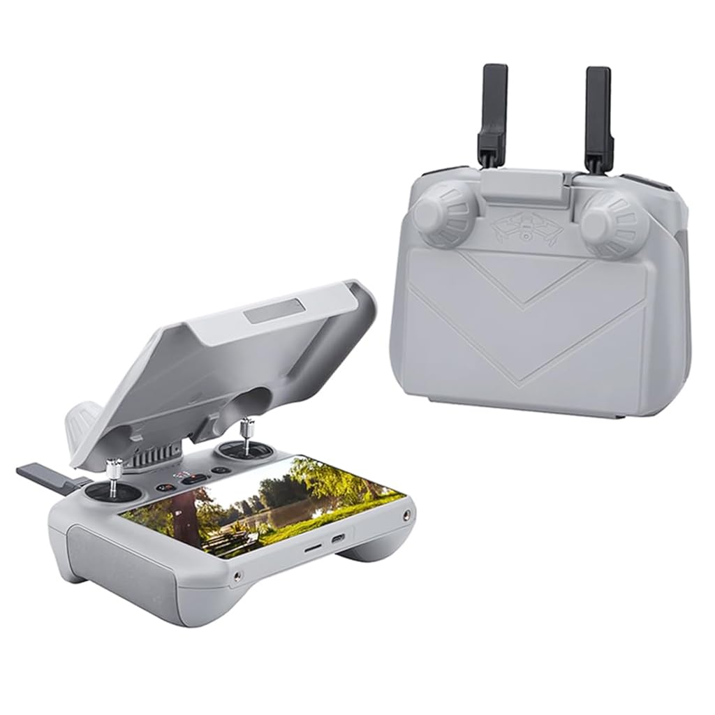 ZORBES Screen Sun Visor Protection Case for Mini 4 Pro Rc,Anti-Glare Sunshade for Remote Controller with Control Handle Cover Anti-Scratch Screen Protector for DJI Mini 4 Pro Rc,Not Include Rc,Grey