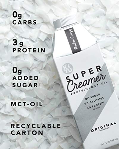 Kitu Super Creamer, SugarFree Coffee Creamer (0g Sugar, 3g Protein, 50 Calories) [Variety Pack] 25.4 Fl Oz, 3 Pack | Keto Coffee Creamer - From the Super Coffee Family - Thumbnail 5