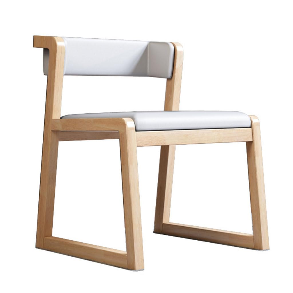Chaise de cuisine rembourrée en bois de style ferme et moderne