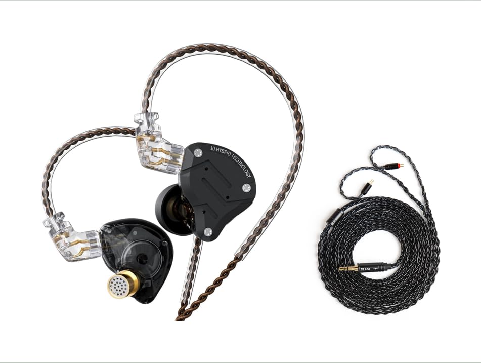 Amazon.com: 2M Long Recessed 2Pin IEM Cable and KZ ZS10 Pro IEM