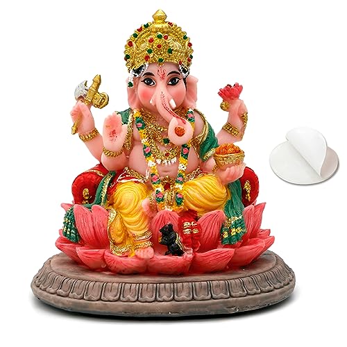 Estatua Lord Ganesha de 3.6 pulgadas para altar y decoración