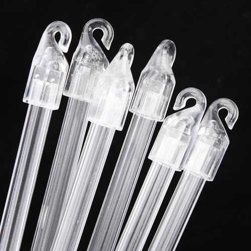 Accesorios para barra de cortina transparente para estores y ventanas de salón 5