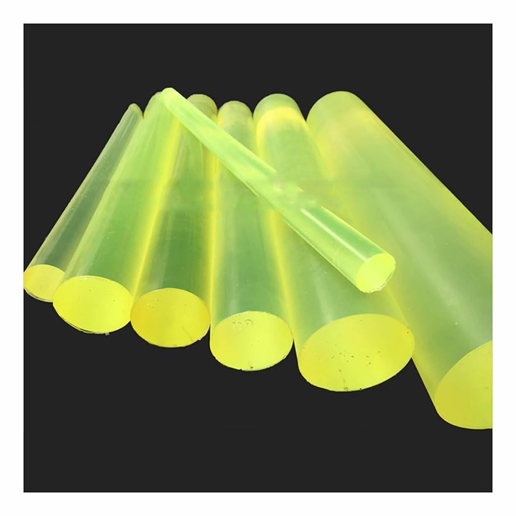 Hfrse One Color 1Pcs 500Mm Polyurethane Rod, 20Mm 25 30 35 40Mm Diameter Pu Elastic Rubber Rod, Shock-Absorbing And Buffering Rubber Rod(30X500mm)