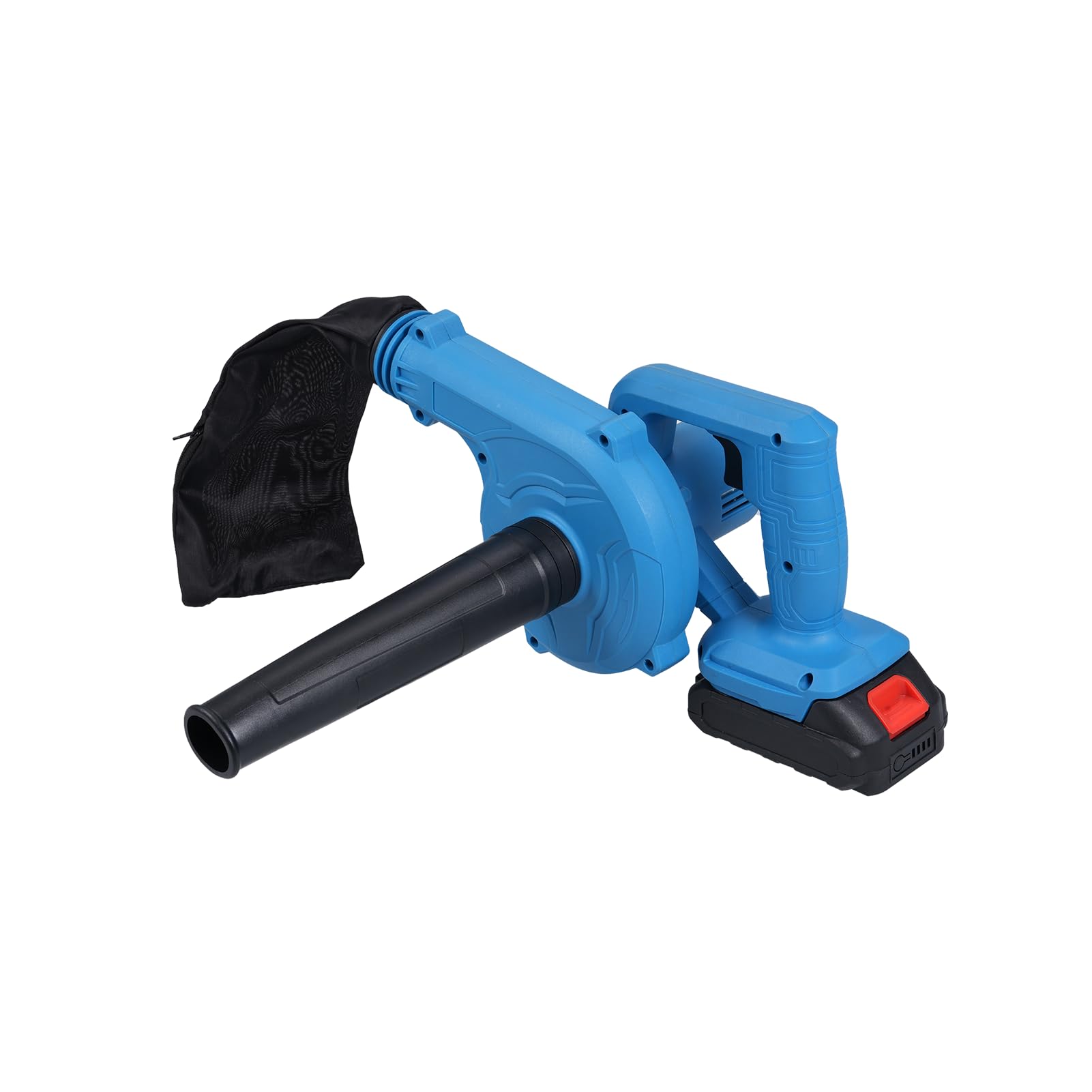 Soplador de Hojas eléctrico inalámbrico, batería de 20 V 2,0 Ah y Cargador, soplador de Hojas Ligero con batería de Velocidad Variable para Limpieza de Patios, Cuidado del césped, (Enchufe Europeo y