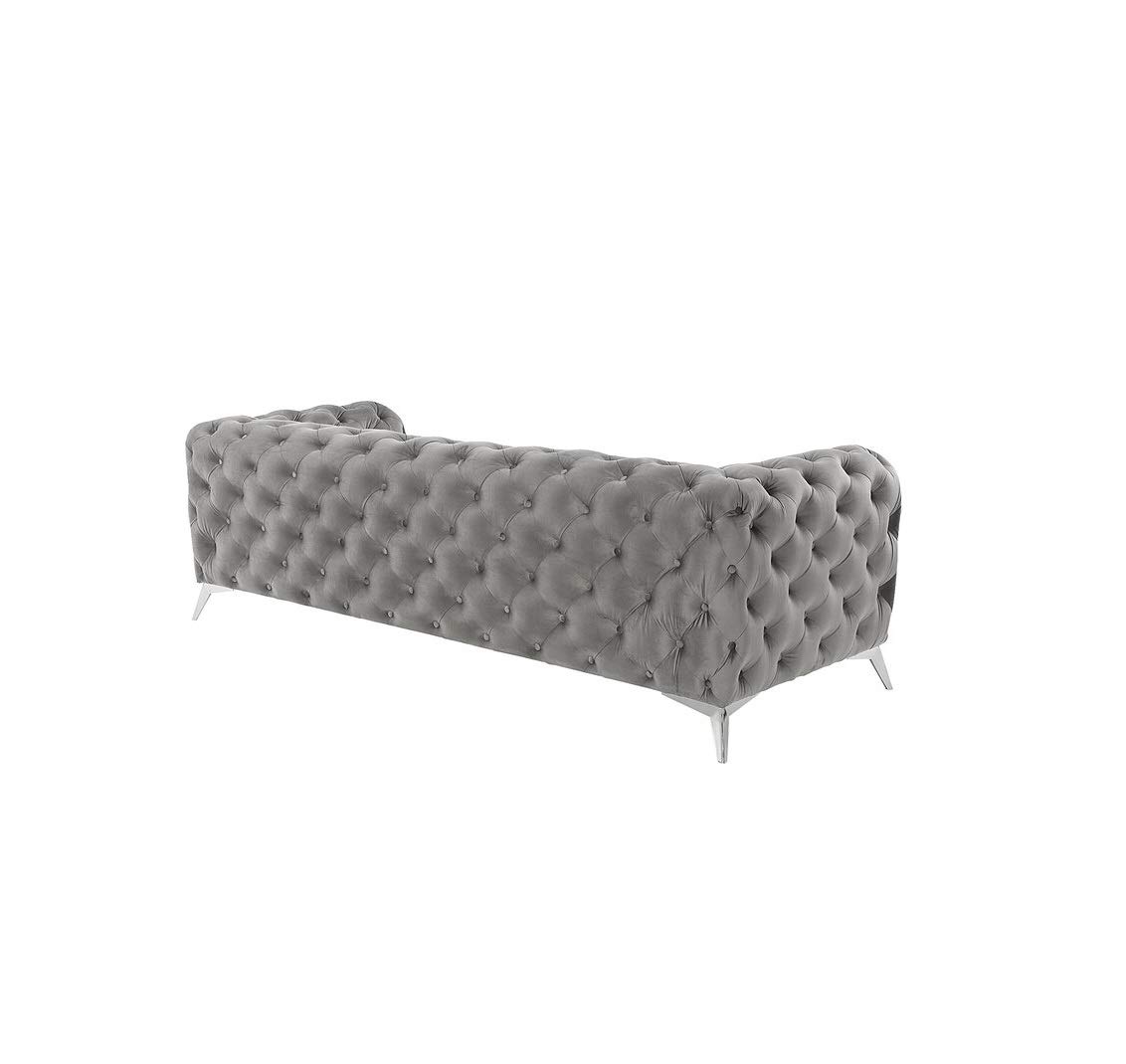 Lussuoso divano Regency Chesterfield a forma di U