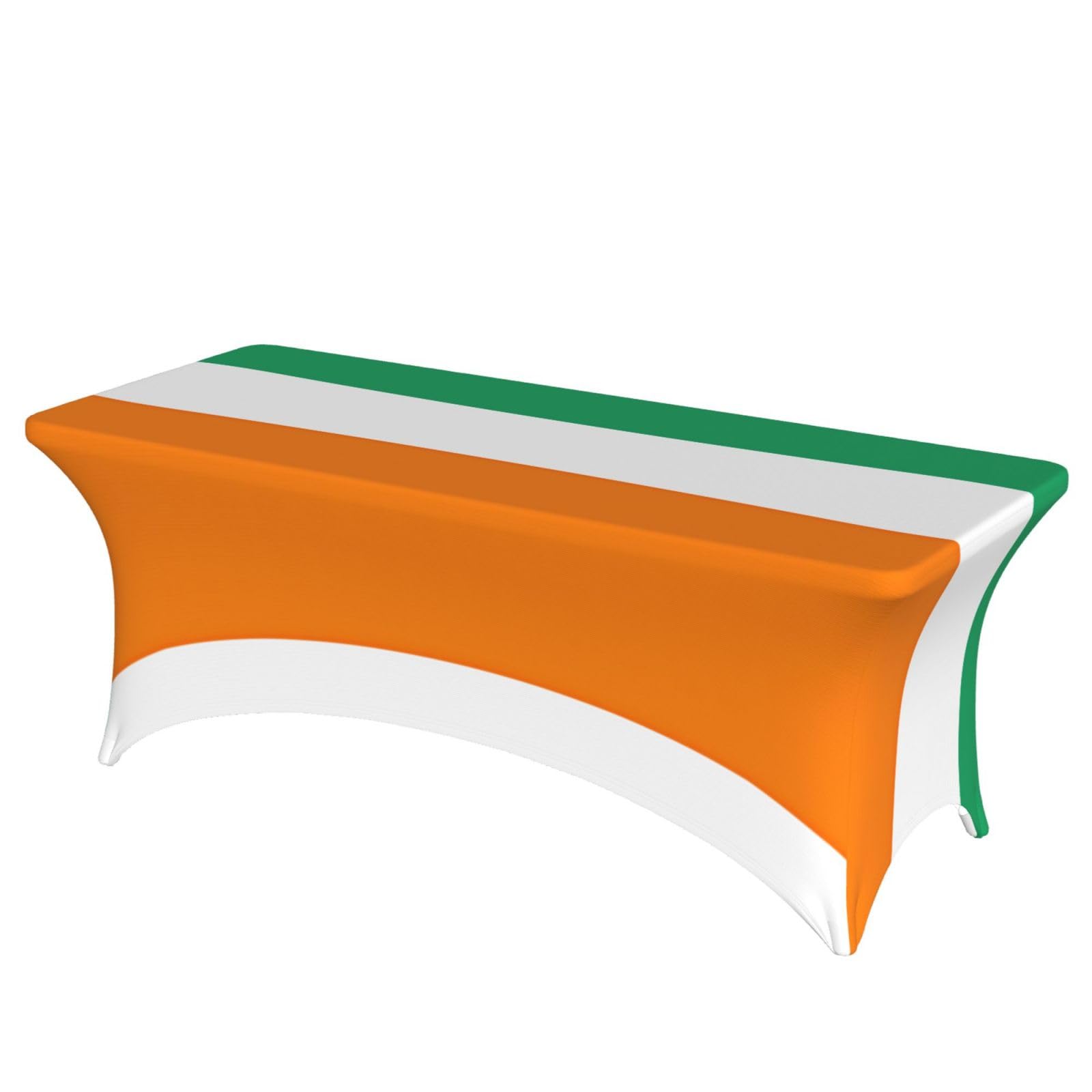 Housse de table Côte d'Ivoire anti-pli pour habiller une table de réception de 1,8 m
