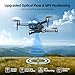 GPS Drone with 2K Camera for Adults, 5G FPV Foldable Drone with 4.5