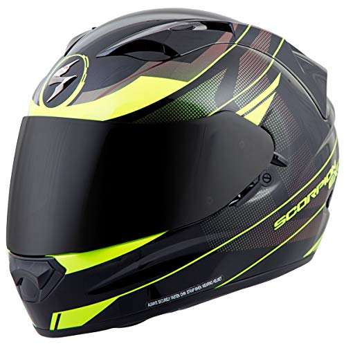 ScorpionExo EXO-T1200 Mainstay Full Face Helmet (Black/Neon, X-Small) - Thumbnail 3