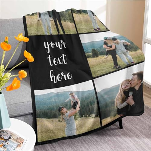 Customized-Blanket-with-Photos-and-Text-Custom-Family-5-Pictures-and-Text-Blankets-Gifts-for-Grandpa-Grandma-from-Grandson-Granddaughter-Personalized-Blanket-for-Happy-Grandparents-Day Customized Blanket with Photos and Text Custom Family 5 Pictures and Text Blankets Gifts for Grandpa Grandma from Grandson Granddaughter Personalized Blanket for Happy Grandparents Day