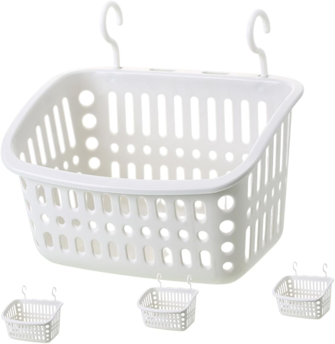 4pcs Hamster Cage Accessories Hanging Hammock Bed Set Large Rectangular Gray White Small Animal Sleeping Basket for Cage Pet Supplies