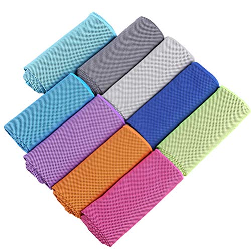 Toalha de resfriamento portátil BESPORTBLE, toalha de secagem rápida, respirável, faixa para pescoço