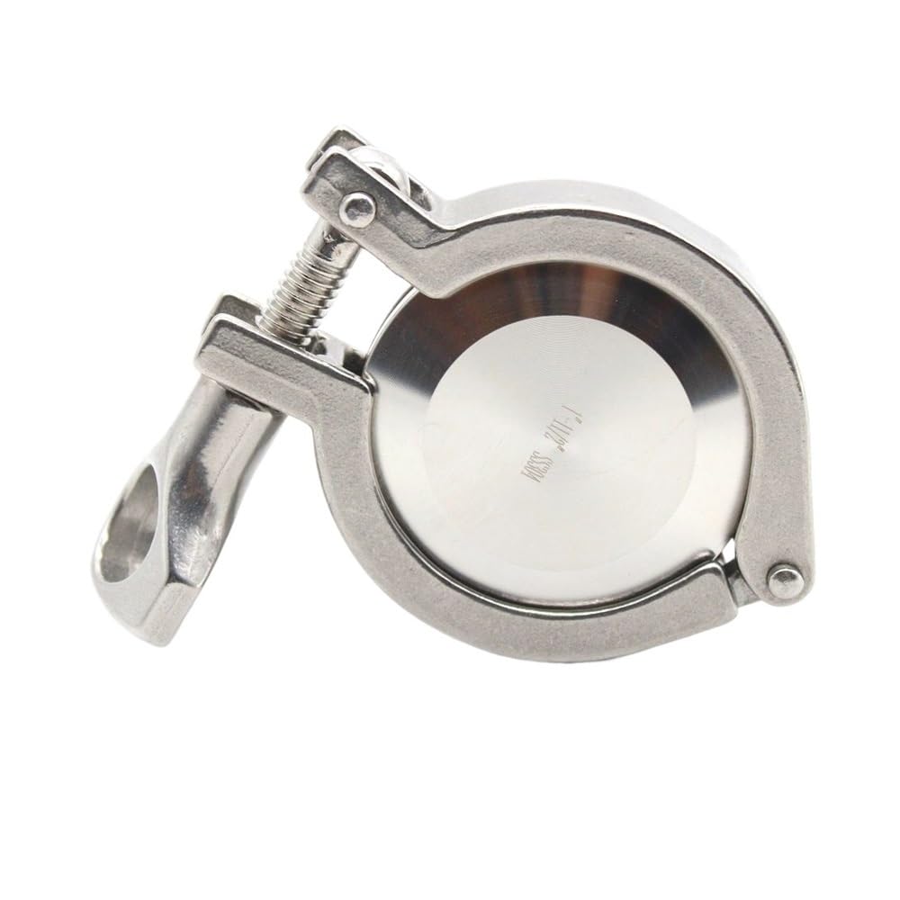 Pipe Fitting Set 1.5" OD 38mm Clamp 50.5mm Weld Ferrule + End Cap+ Tri Clamp + Silicon Gasket(SS304_45MM)