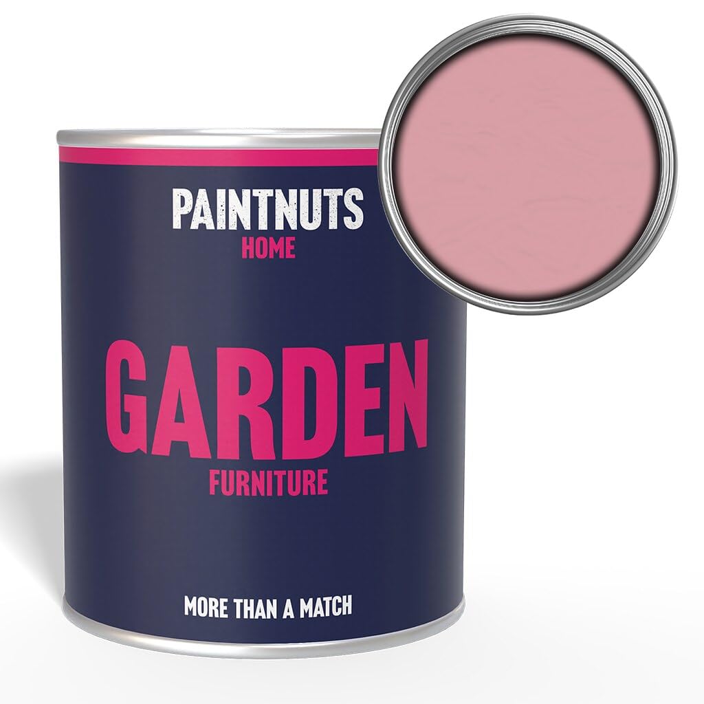 Paintnuts Light Pink Garden Furniture Paint - Ral-3015 - Satin 500Ml Tin