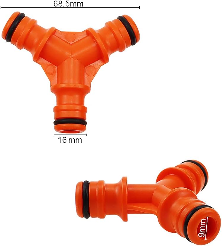 PLCatis Garden Hose Y Splitter Quick Connector No Leaking 3 Way