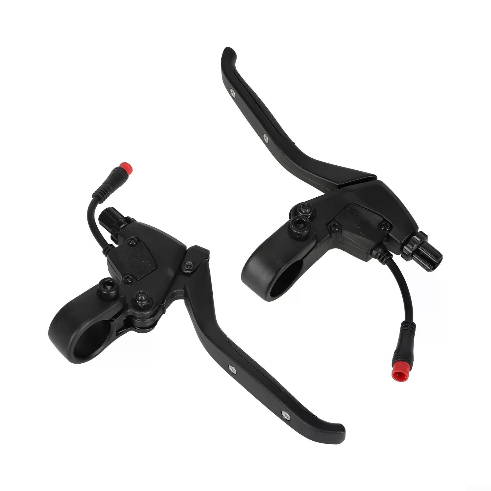 Palanca de freno de aleación de aluminio para scooter eléctrico Kukirin G2 Pro y G2max, par izquierdo y derecho, diseño de color negro (izquierdo y derecho)