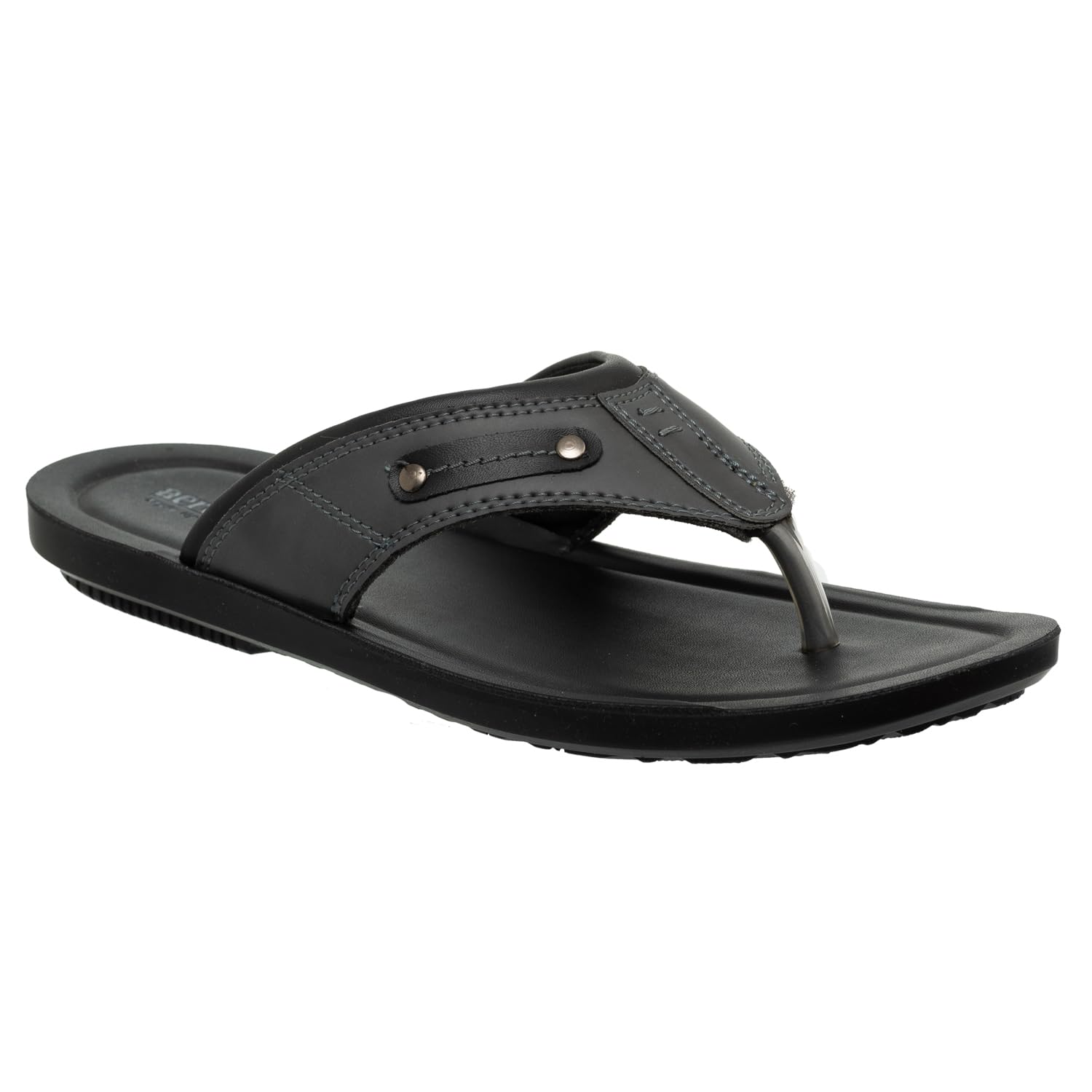 AEROWALK Stylish T-Shape Fashion Sandal/Slipper for Men | Comfortable | Lightweight | Anti Skid | Casual Office Footwear (NV35_BLACK_42) (B0C86DLCLR) Amazon Price History, Amazon Price Tracker