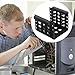 Sewroro 5 Inch SSD 3.5 Inch Hard Drive Mounting Bracket for Desktop PCs Internal Hard Disk Rack Computer Accessory Compatible with Standard Drive Bays