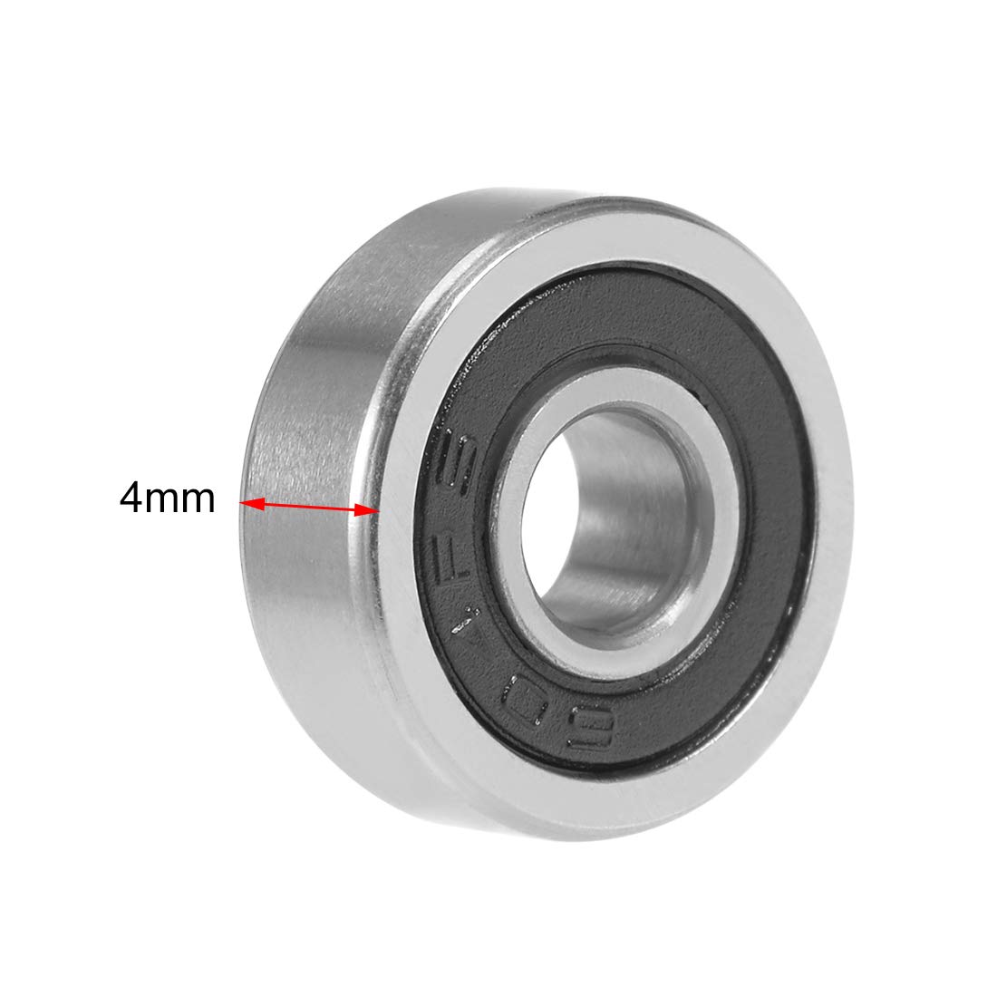 Flansch-Kugellager 10x15x4mm 2RS, 2 Stück – Für ARRMA RC-Fahrzeuge, Gummiert