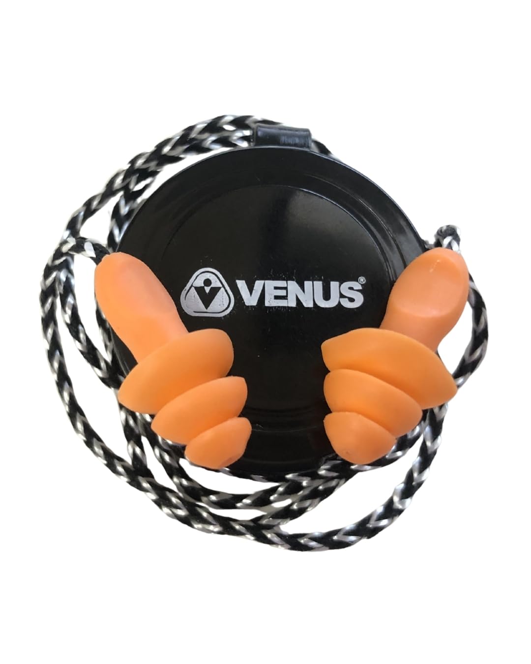 VENUS N-302 Washable Reusable Earplugs | ISI Approved | SNR 31 dB Noise Reduction | Soft Silicone Ear Plugs for Travel, Meditation, Yoga | Orange | Pack of 10-image-14