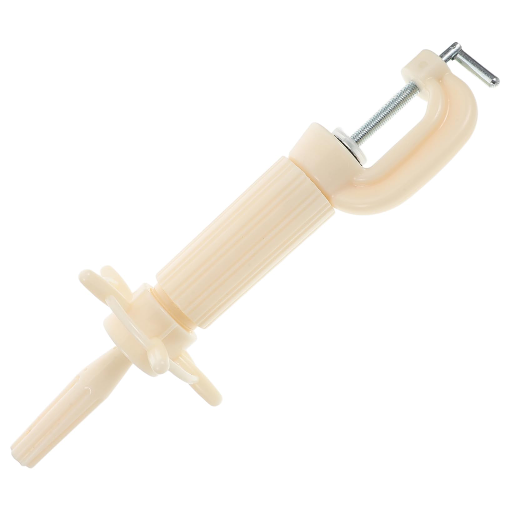 Mikinona Portable Wig Display Stand Cosmetology Head Clamp Holder Tilt Function Iron Wig Stand for Display