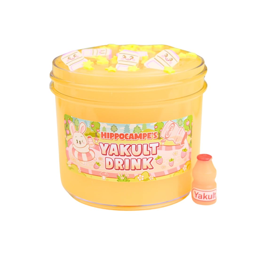 Yalkult Slime (SCENTED) | Handmade Slime | Hippocampe Slimes (4OZ)