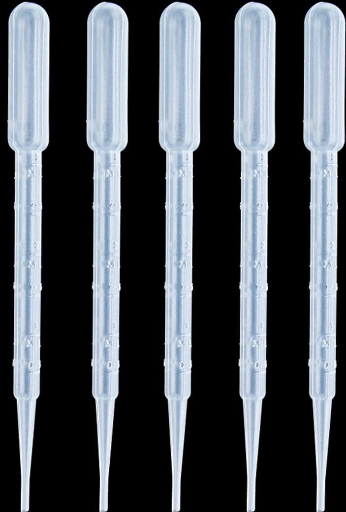 Tranparent Plastic Dropper/Pippet for transferring or Measuring Out Small Quantities of Liquid. Set of 15-picture-10
