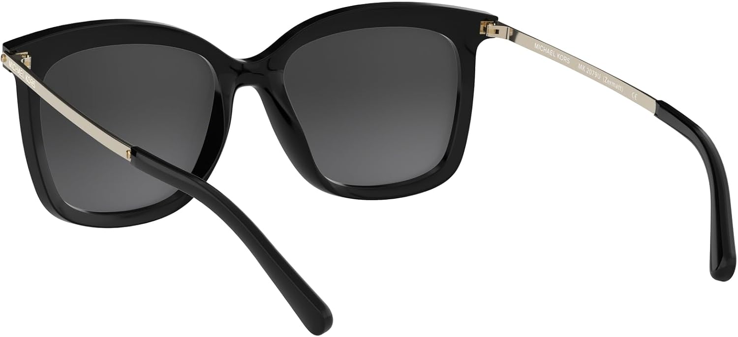 Michael Kors womens Mk2079u Zermatt Universal Fit Square Sunglasses