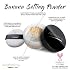 Aesthetica Banana Loose Setting Powder - Flash Friendly Superior Matte Finish Highlighter & Finishing Powder - Includes Velour Puff
