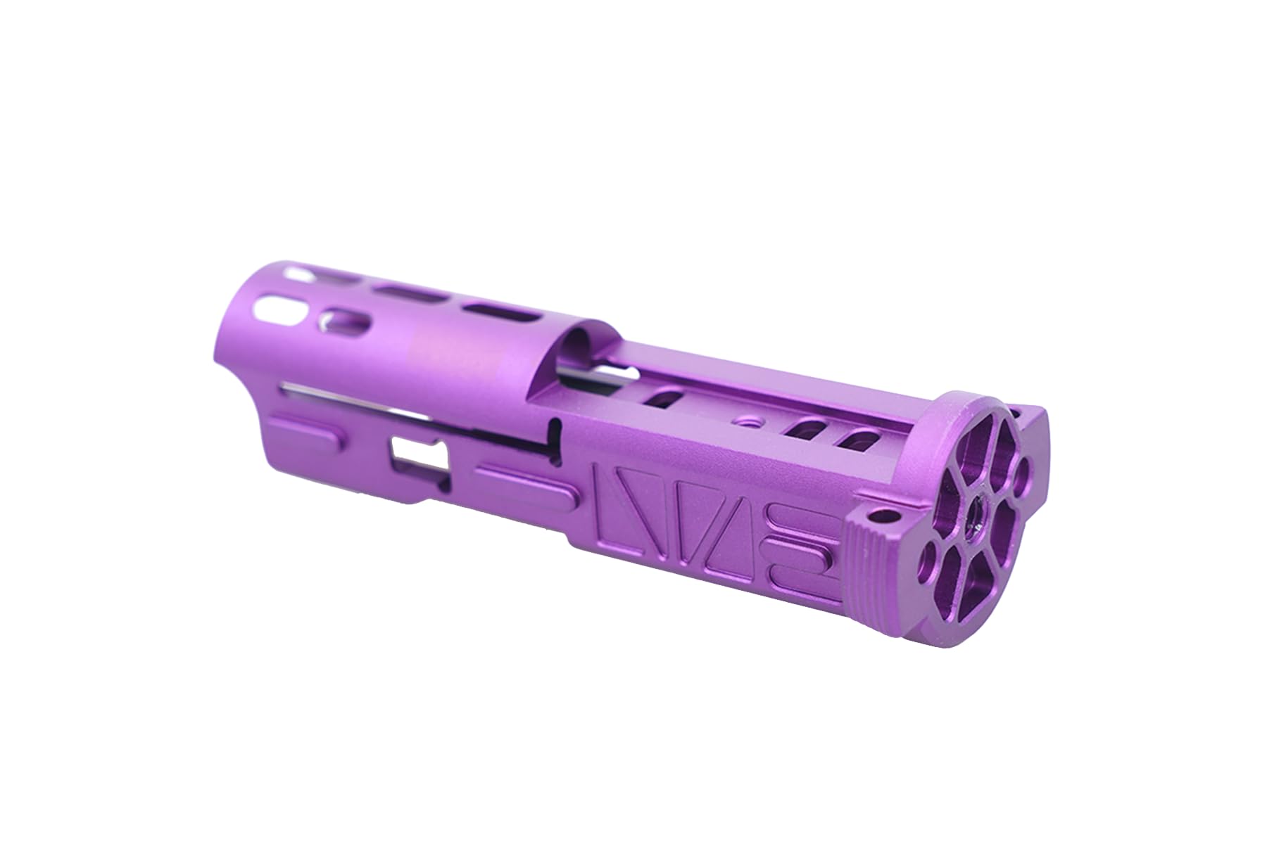 GoldenBall-Atlas Custom Works Lightweight CNC Aluminum Advanced Airsoft Blowback Unit for AAP-01 GBB (No Switch) (Purple)