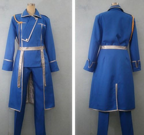 Amazon ウェブエッセンス コスプレ衣装 鋼の錬金術師 Fullmetal Alchemist ハガレン 大佐軍服 マース ヒューズ 軍服風 コスプレ コスチューム オリジナル ブレスレット 付き コスプレ 仮装 通販